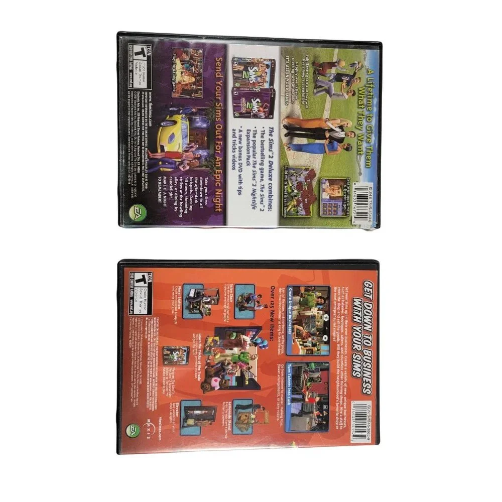 Sims 2 Deluxe Bundle with Open for Business Expansion pack